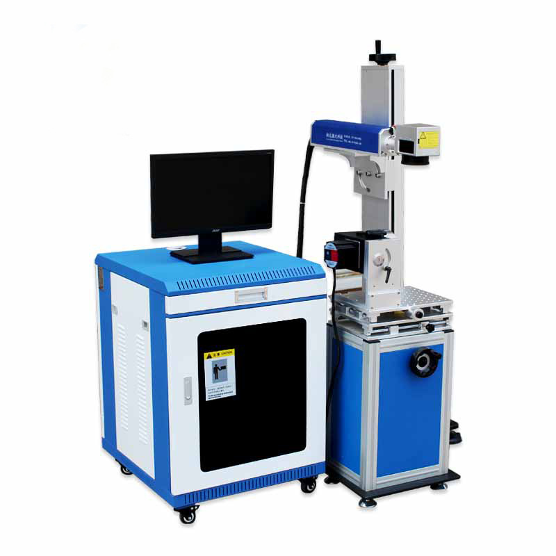 分体式三轴升降微移光纤激光打标机