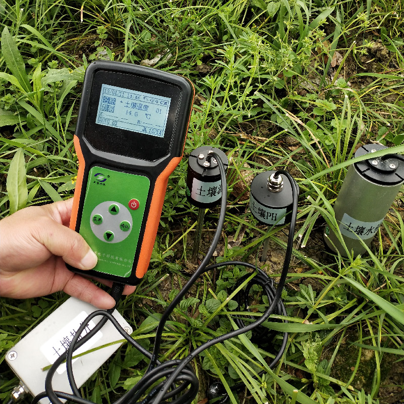 土壤水分、温度、盐分、PH四参数速测仪